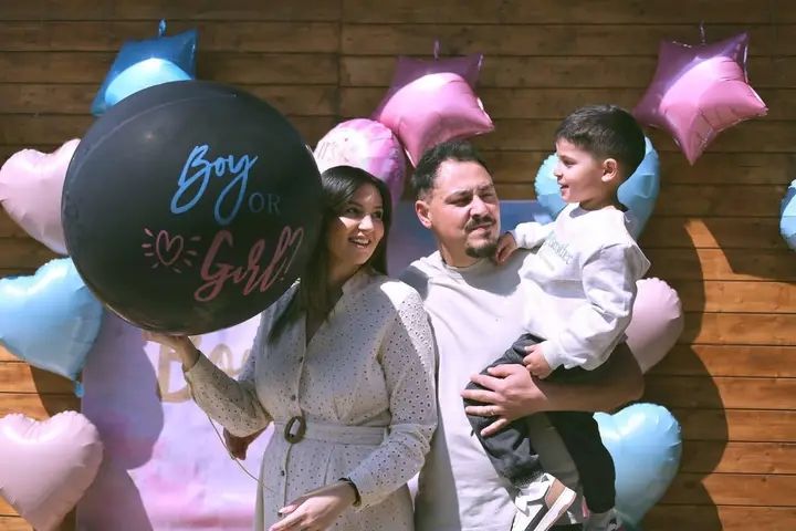 Family celebration photographed outdoors