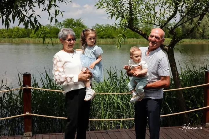 Family celebration photographed outdoors